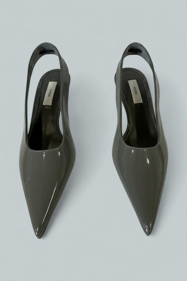 Women’s Classic Slingback Pumps - Grey - 9 US / 39 EU - Pumps
