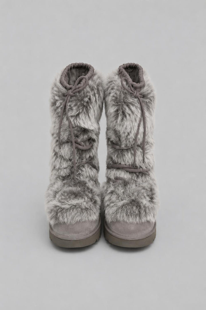 Women’s Classic Tall Chalet Sheepskin Classic Boots - Charcoal - 11 - Boots