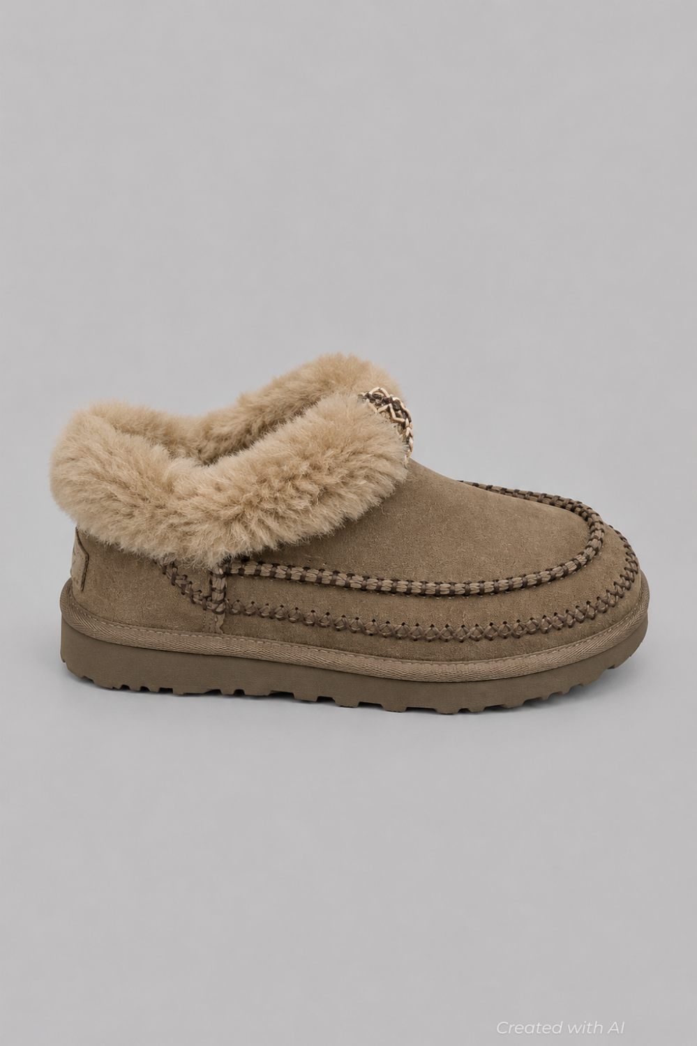 Women’s Classic Ultra Mini Alpine Sheepskin Classic Boots - Hickory - 6 - Boots