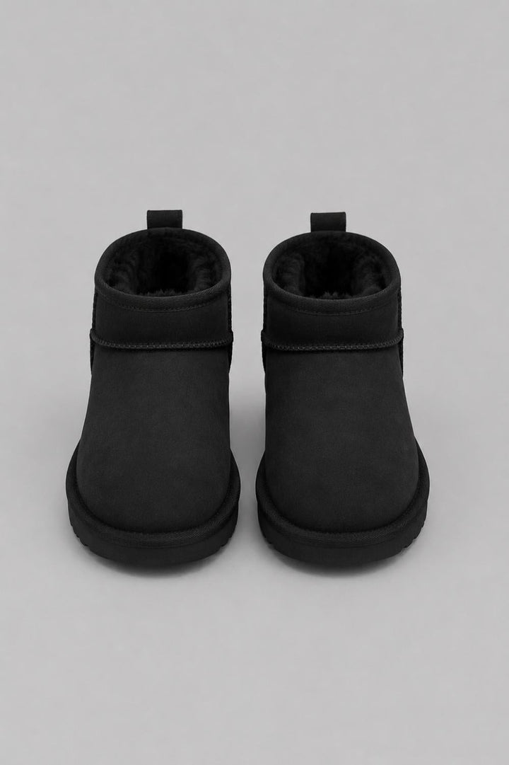 Women’s Classic Ultra Mini Shearling Booties - Black - Bootie