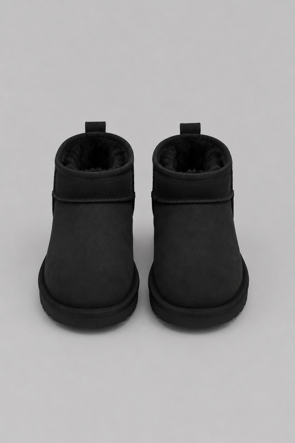 Women’s Classic Ultra Mini Shearling Booties - Black - Bootie