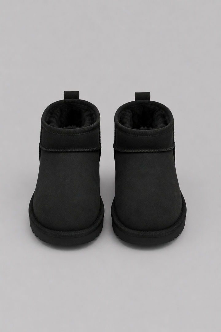Women’s Classic Ultra Mini Shearling Booties - Black - Bootie