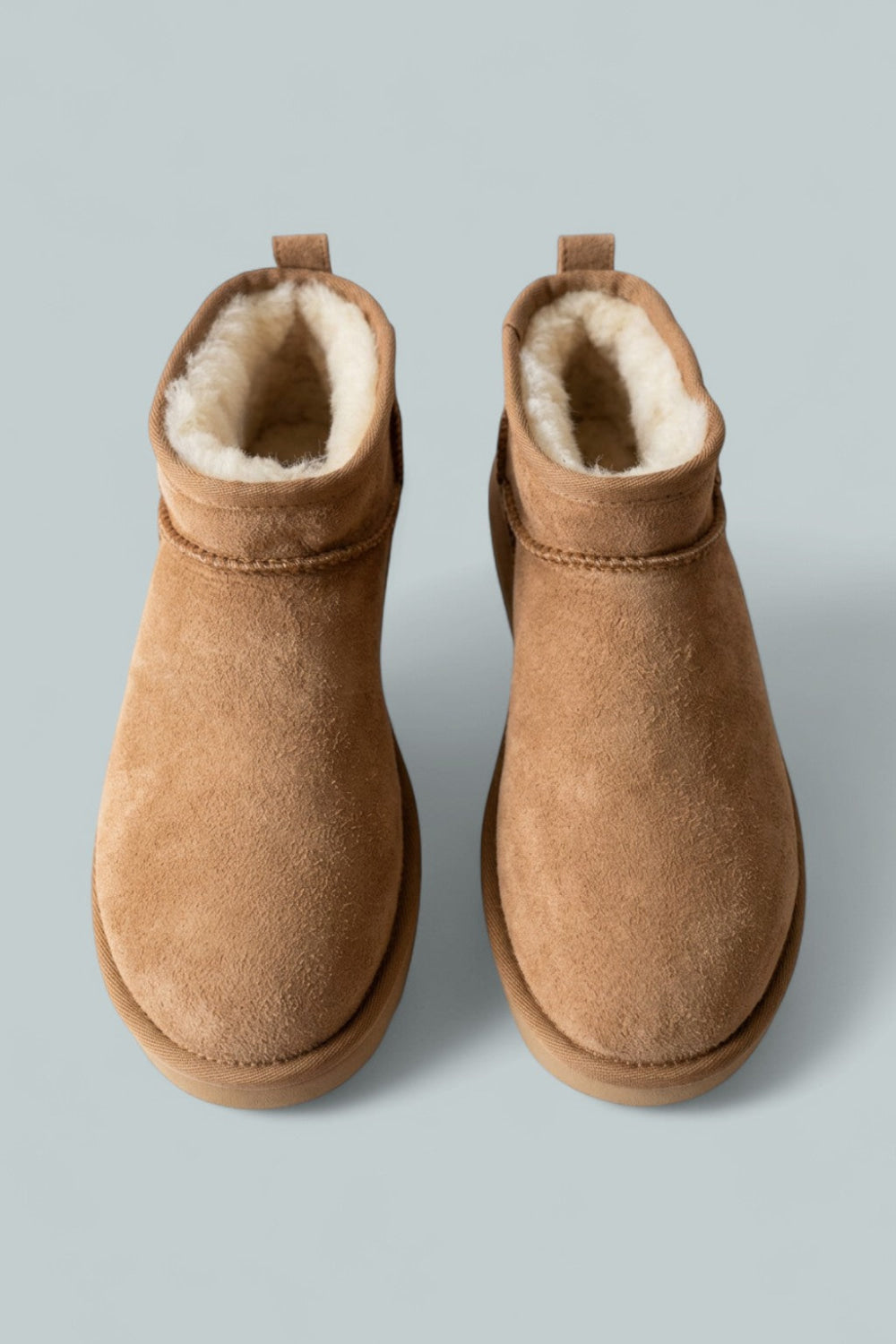 Women’s Classic Ultra Mini Shearling Booties - Chestnut - 7 - Bootie
