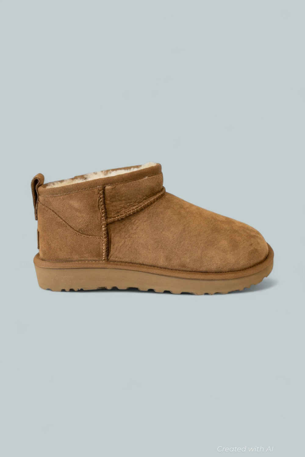 Women’s Classic Ultra Mini Shearling Booties - Chestnut - 7 - Bootie