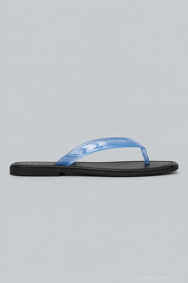 Women’s Clea Jelly Thong Sandals - Royal Blue - 6 - Flip Flop