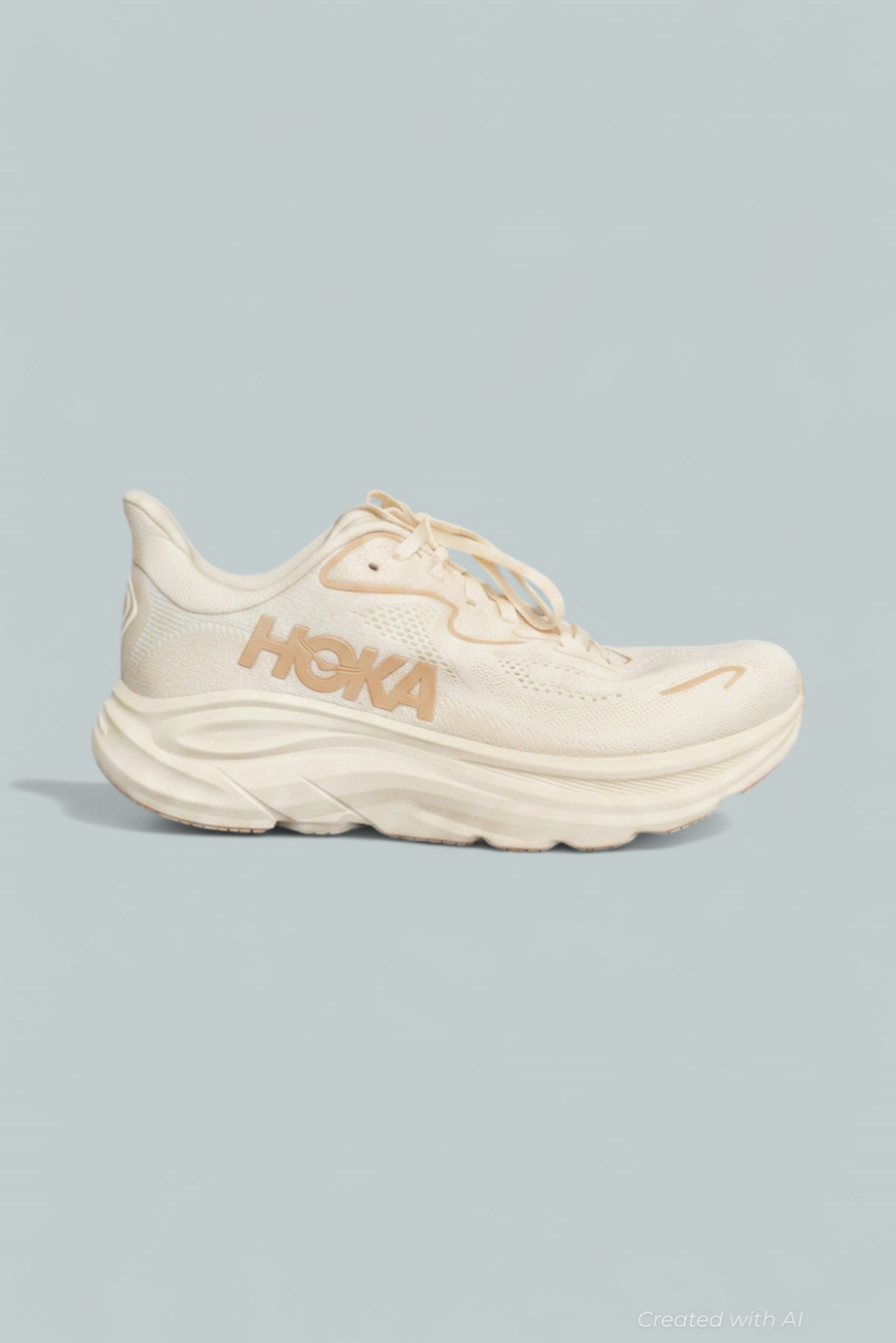Women’s Clifton 10 Running Shoes - Vanilla/Birch - 9.5 - Sneaker