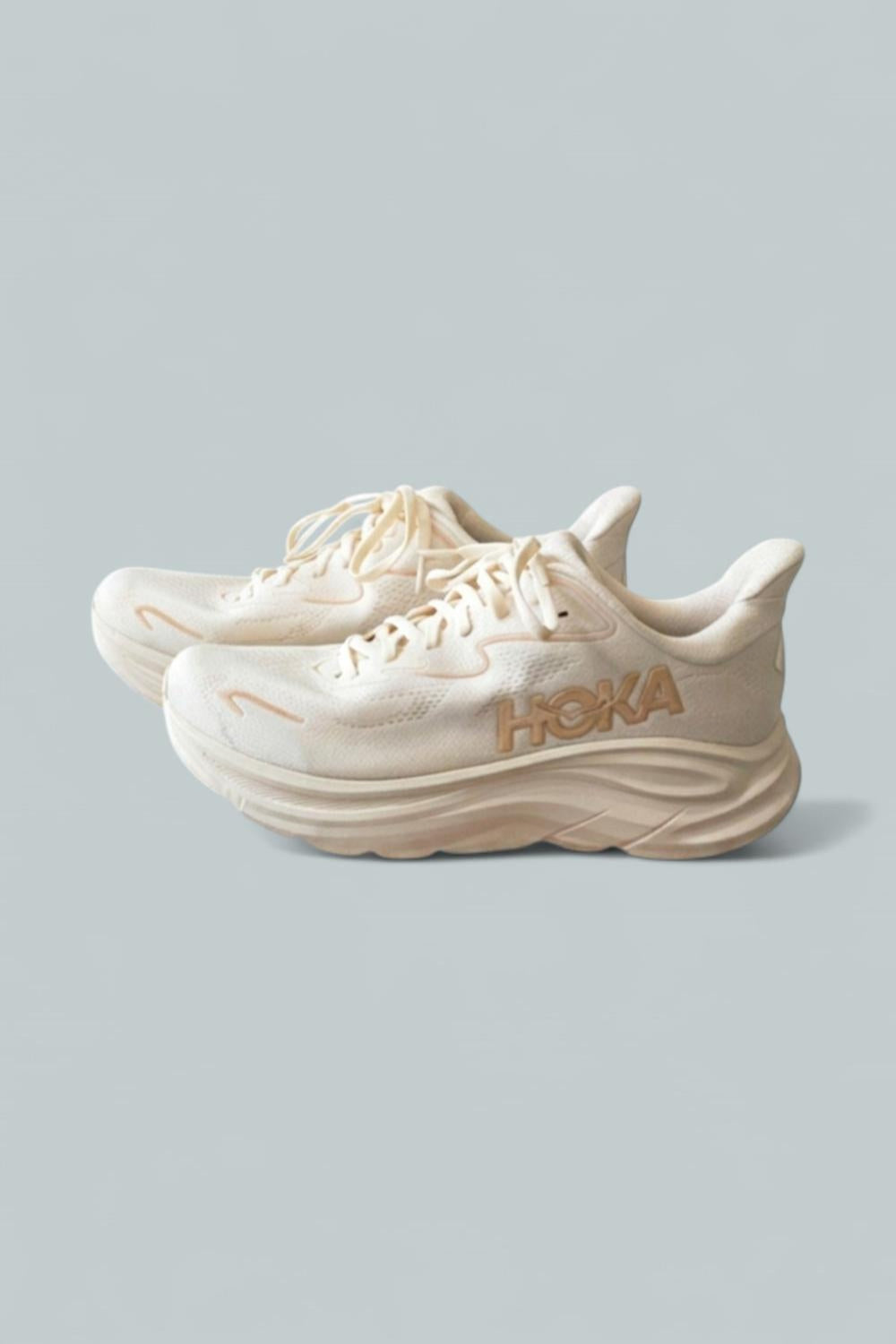 Women’s Clifton 10 Running Shoes - Vanilla/Birch - 9.5 - Sneaker