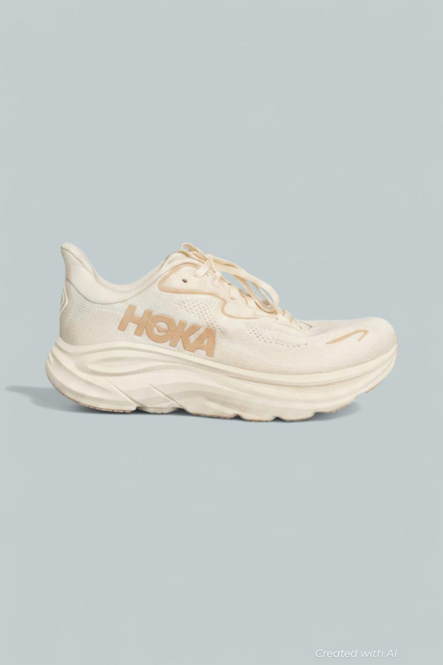 Women’s Clifton 10 Running Shoes - Vanilla/Birch - 9.5 - Sneaker
