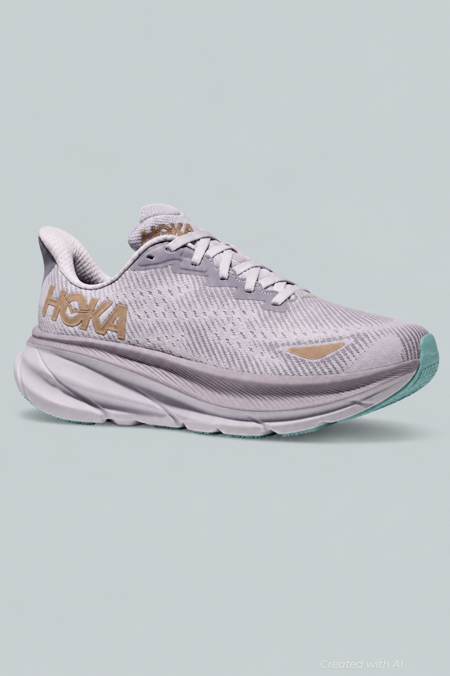 Women’s Clifton 9 Gtx Sneakers - Foggy Grey/Ash Grey - 6.5 - Sneaker