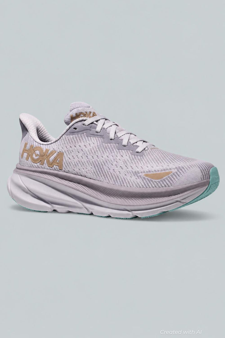 Women’s Clifton 9 Gtx Sneakers - Foggy Grey/Ash Grey - 6.5 - Sneaker