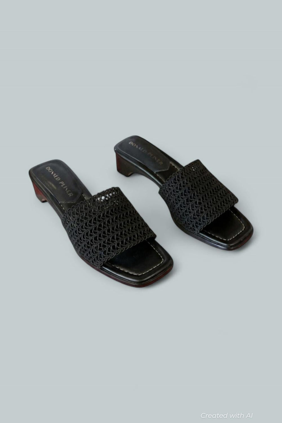 Women’s Clodie Woven Mules - Black - 7 - Mules