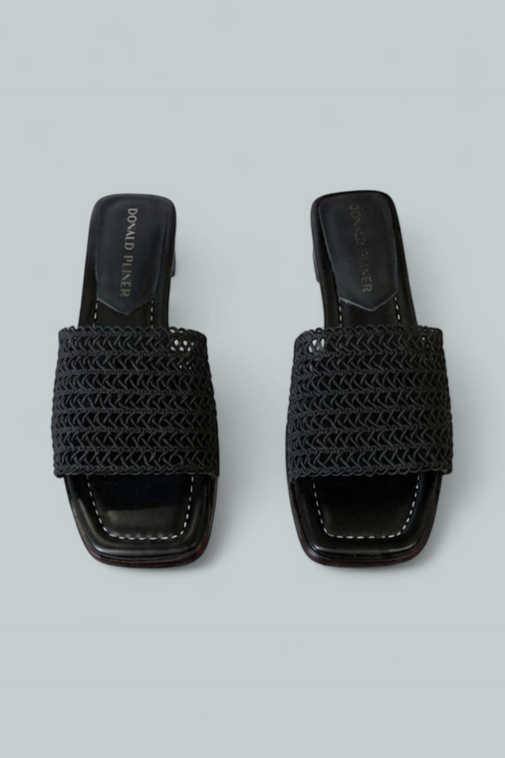 Women’s Clodie Woven Mules - Black - 7 - Mules