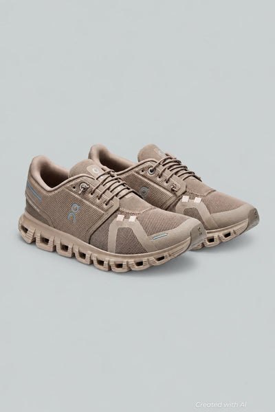 Women’s Cloud 6 Running Sneakers - Cinder Fog - 11 - Sneaker
