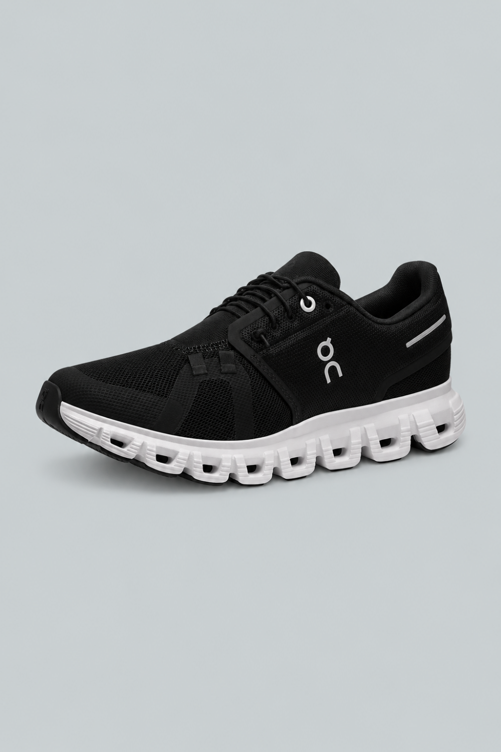 Women’s Cloud 6 Wide Running Sneakers - Black/White - Sneaker