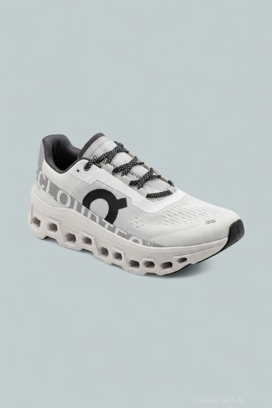 Women’s Cloudmonster Running Shoes - All White - US 8.5 / UK 7.5 - Sneaker