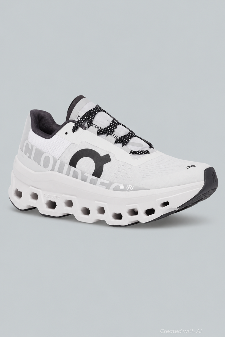 Women’s Cloudmonster Running Shoes - White - Sneaker