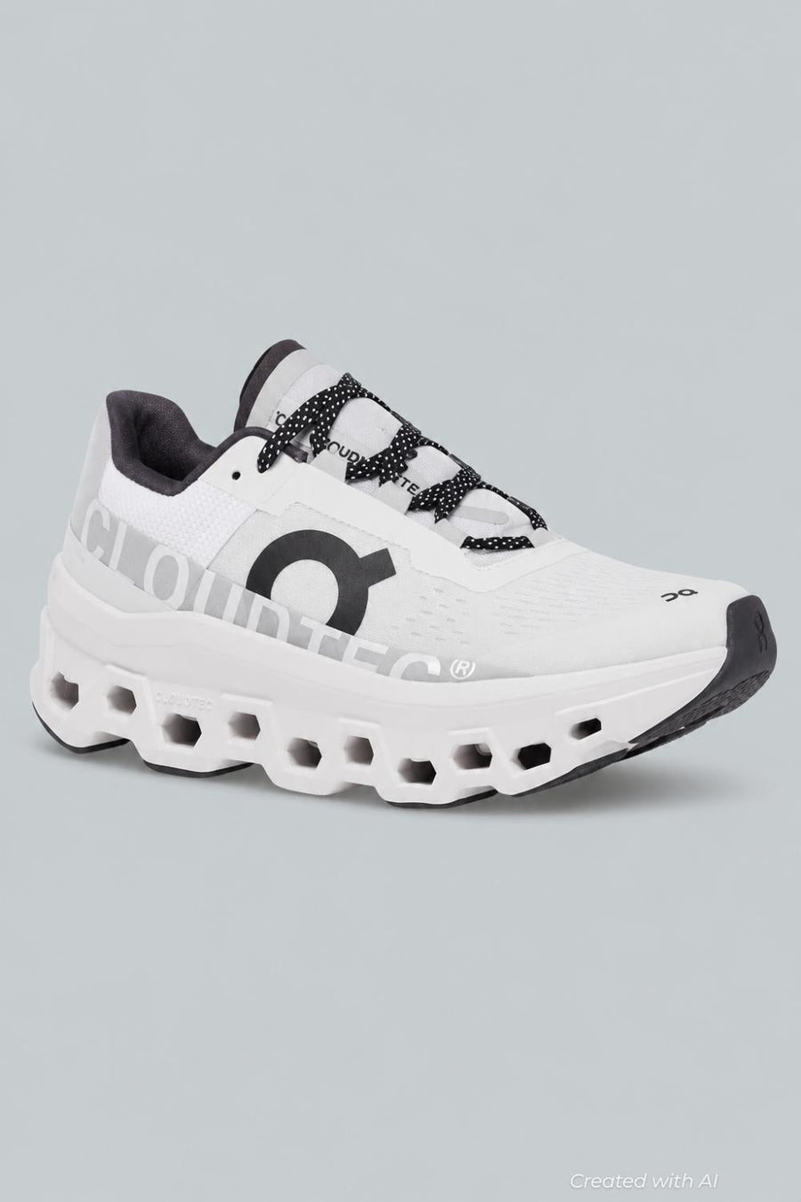 Women’s Cloudmonster Running Shoes - White - Sneaker