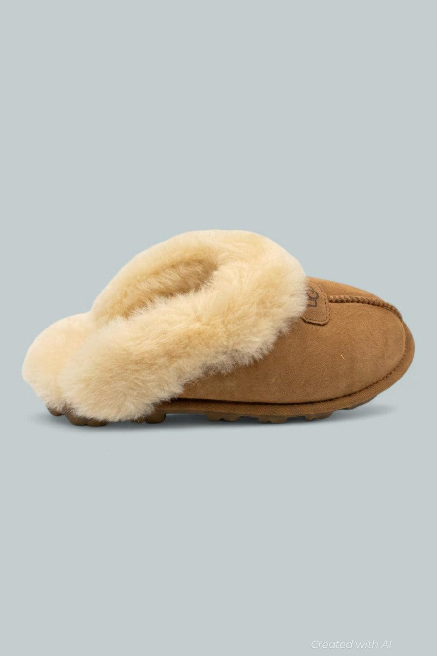 Women’s Coquette Shearling Slippers - Chestnut - Slip-On