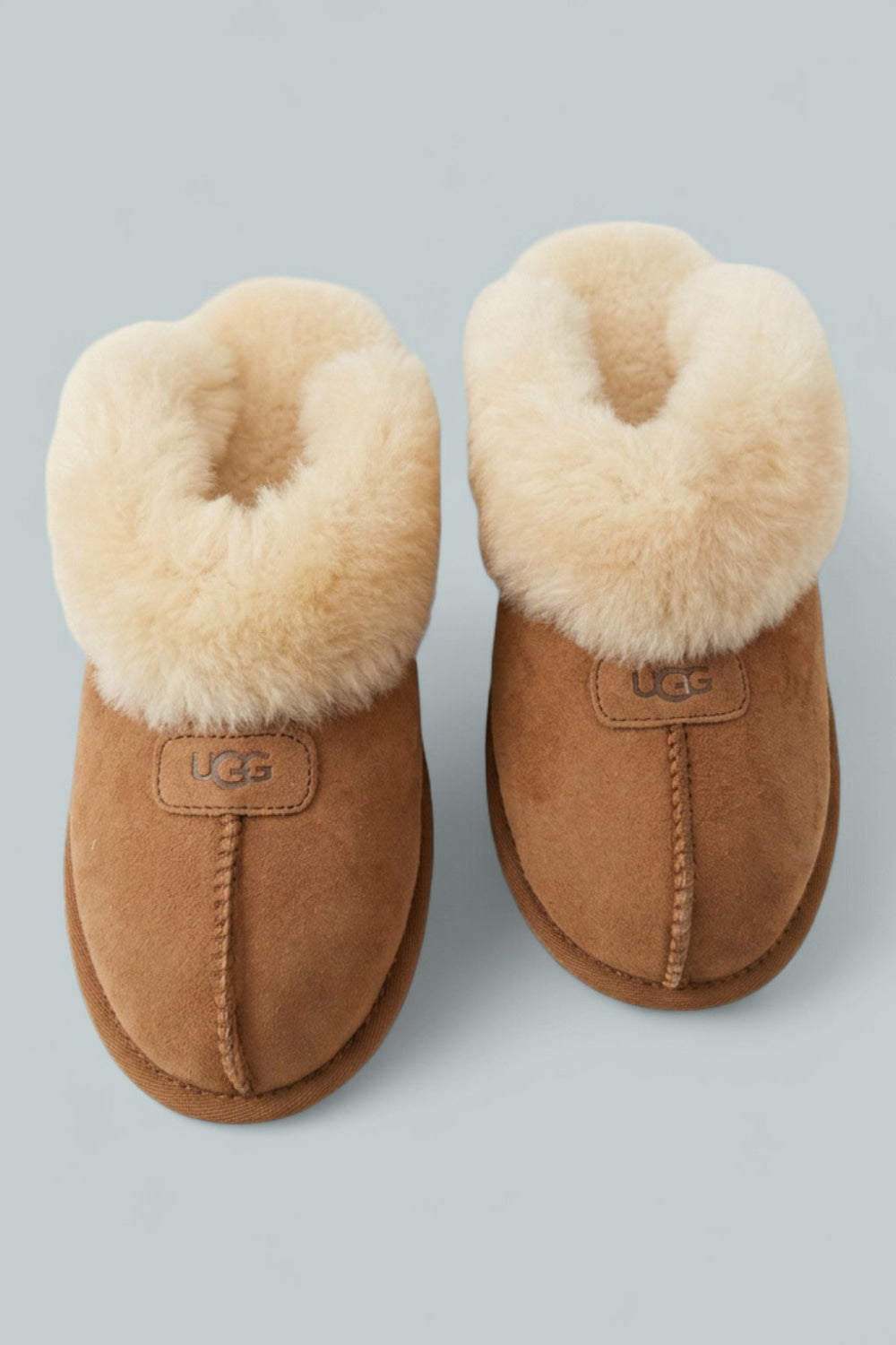 Women’s Coquette Shearling Slippers - Chestnut - Slip-On