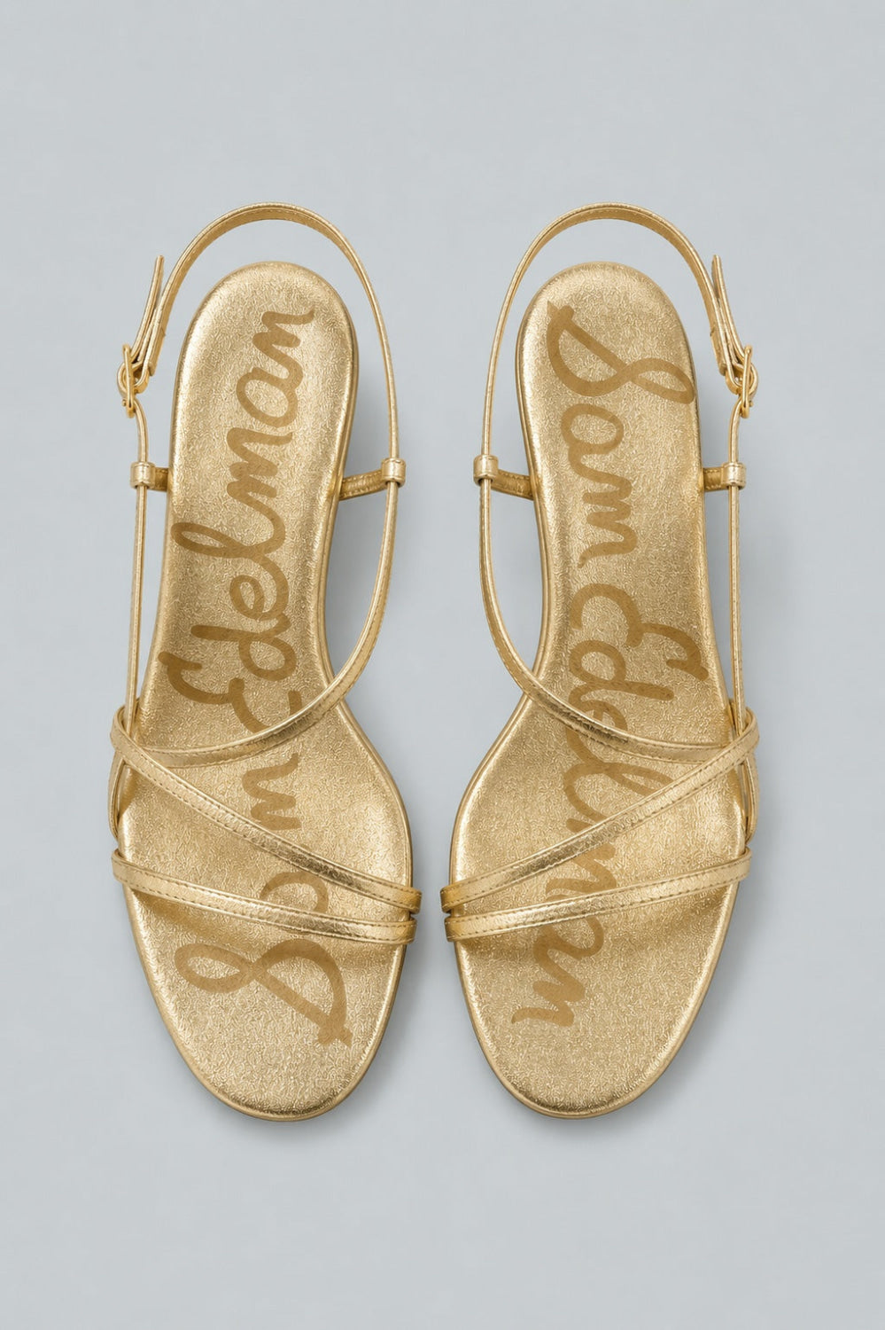 Women’s Cora Kitten Heel Sandals - Amber Gold - Sandal