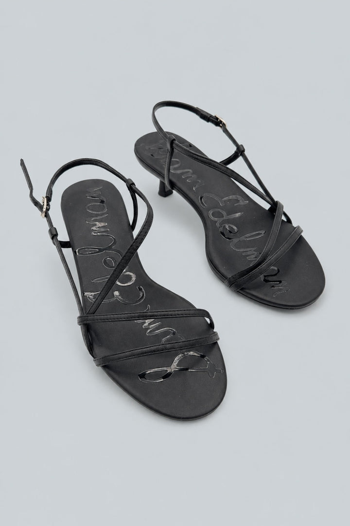 Women’s Cora Kitten Heel Sandals - Black - Sandals