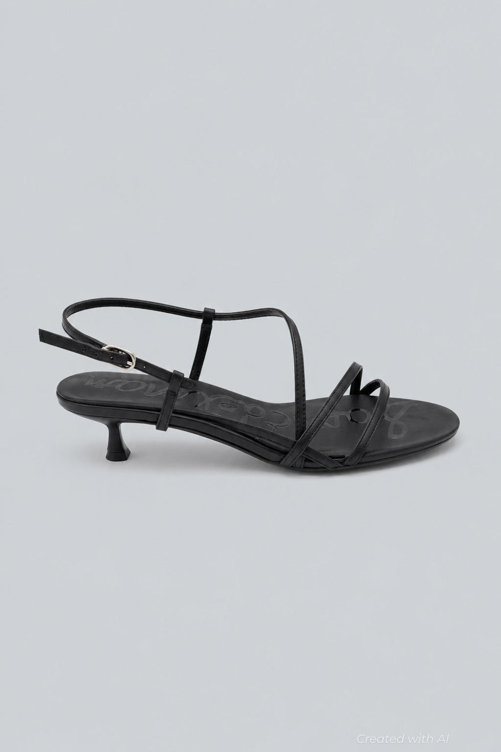 Women’s Cora Kitten Heel Sandals - Black - Sandals