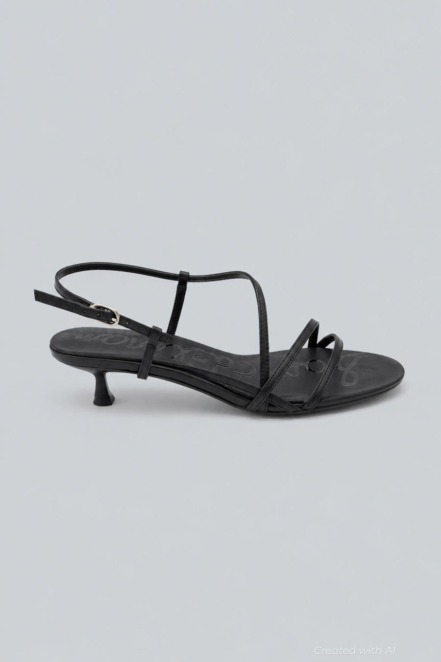 Women’s Cora Kitten Heel Sandals - Black - Sandals