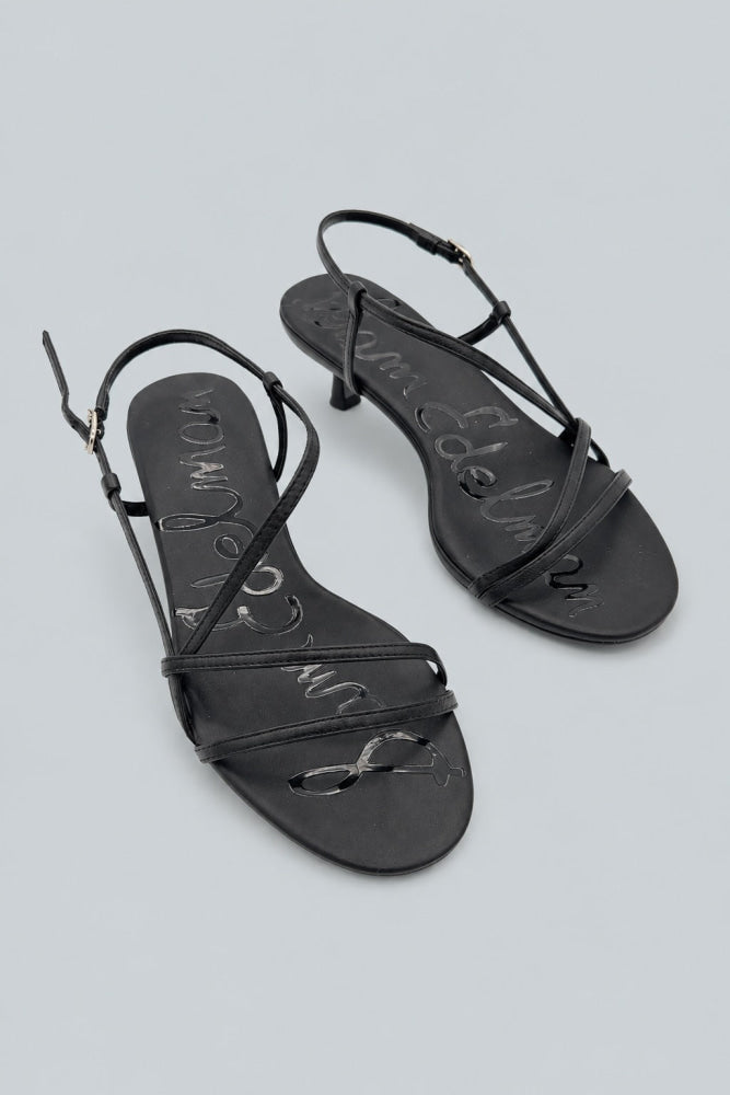 Women’s Cora Kitten Heel Sandals - Black - Sandals