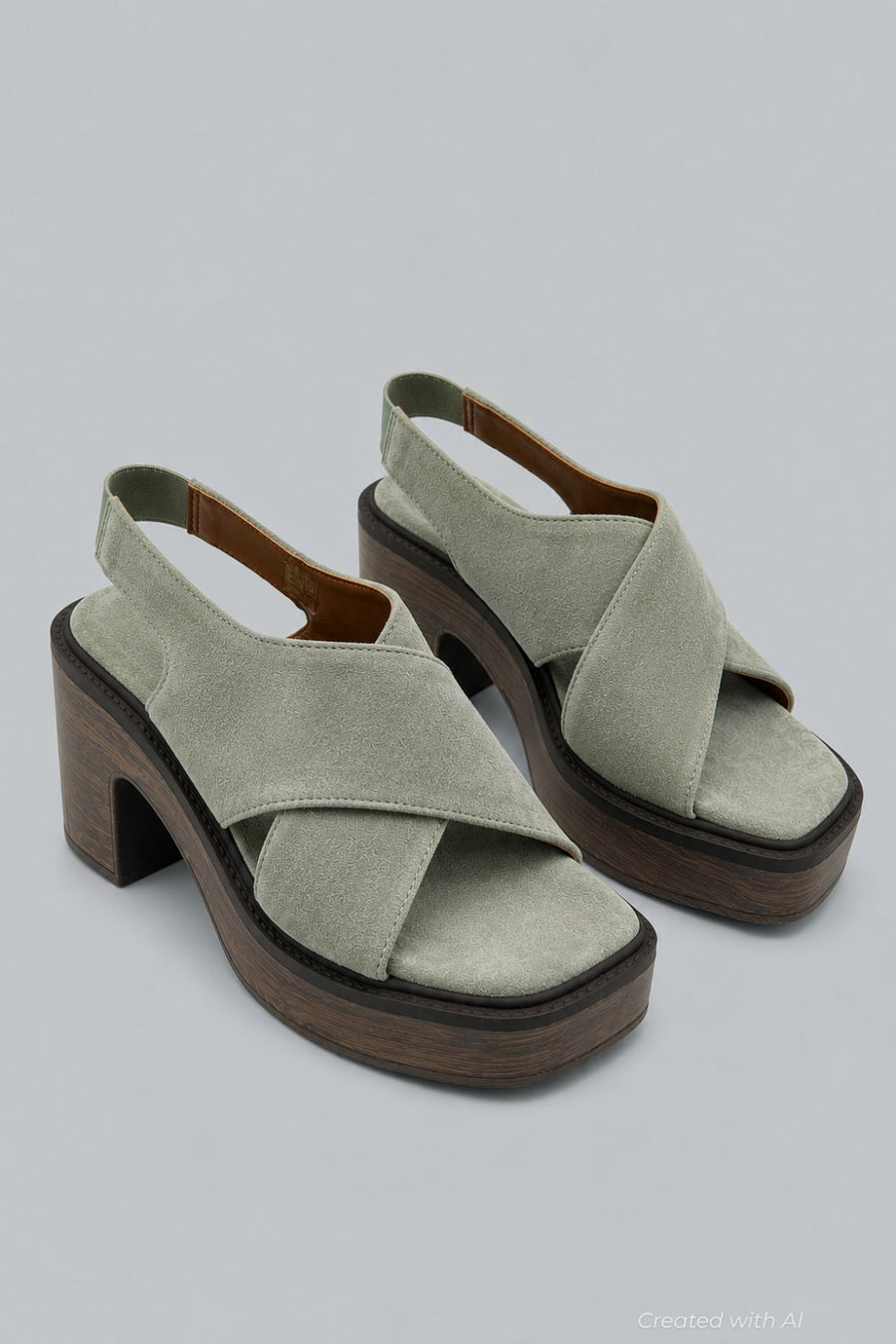 Women’s Cora Platform Clog Sandals - Botanical Suede - Clog