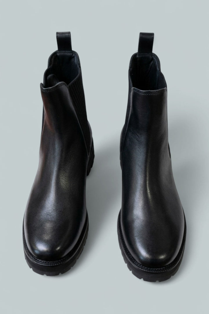 Women’s Corey Leather Chelsea Boots - Black - 11 US / 41 EU - Boots