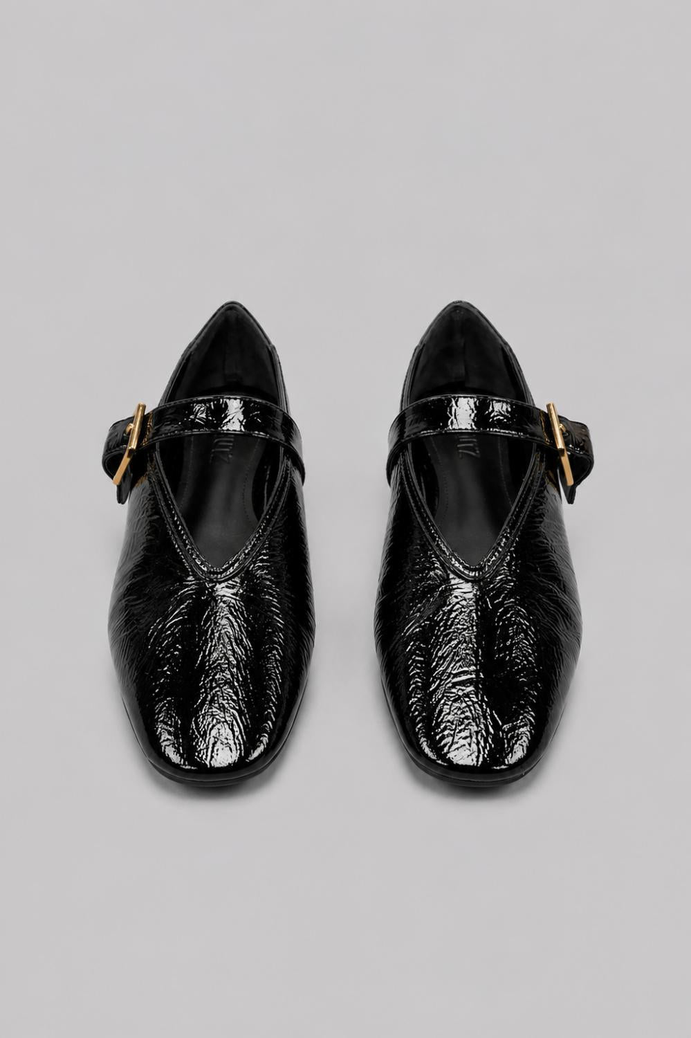Women’s Courtney Buckled Flats - Black - Flats