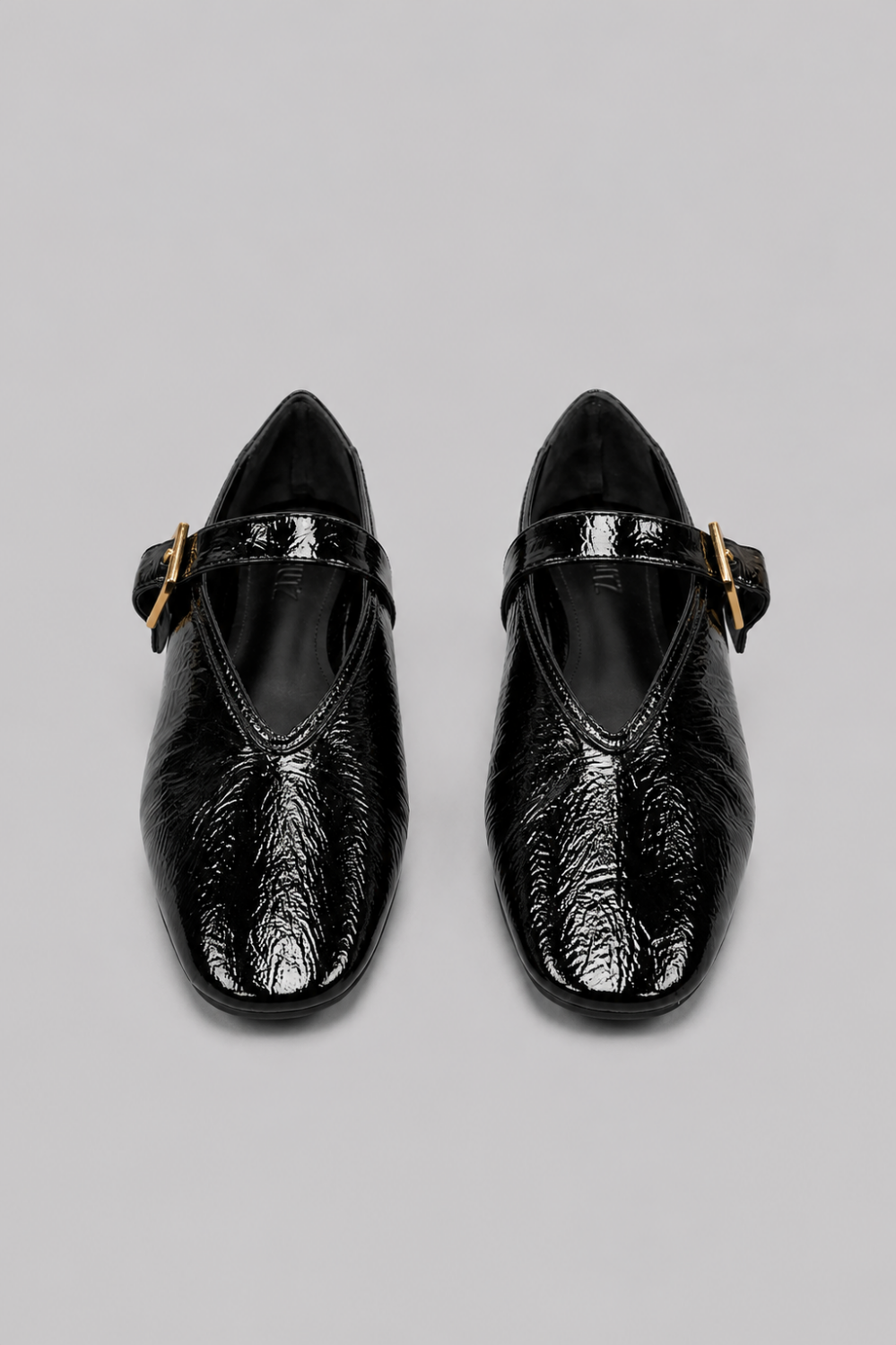 Women’s Courtney Buckled Flats - Black - Flats
