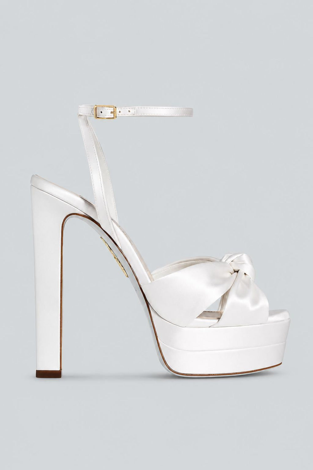 Women’s Cupid Bridal Plateau High Heel Sandals - White - 7.5 US / 37.5 EU - Heels