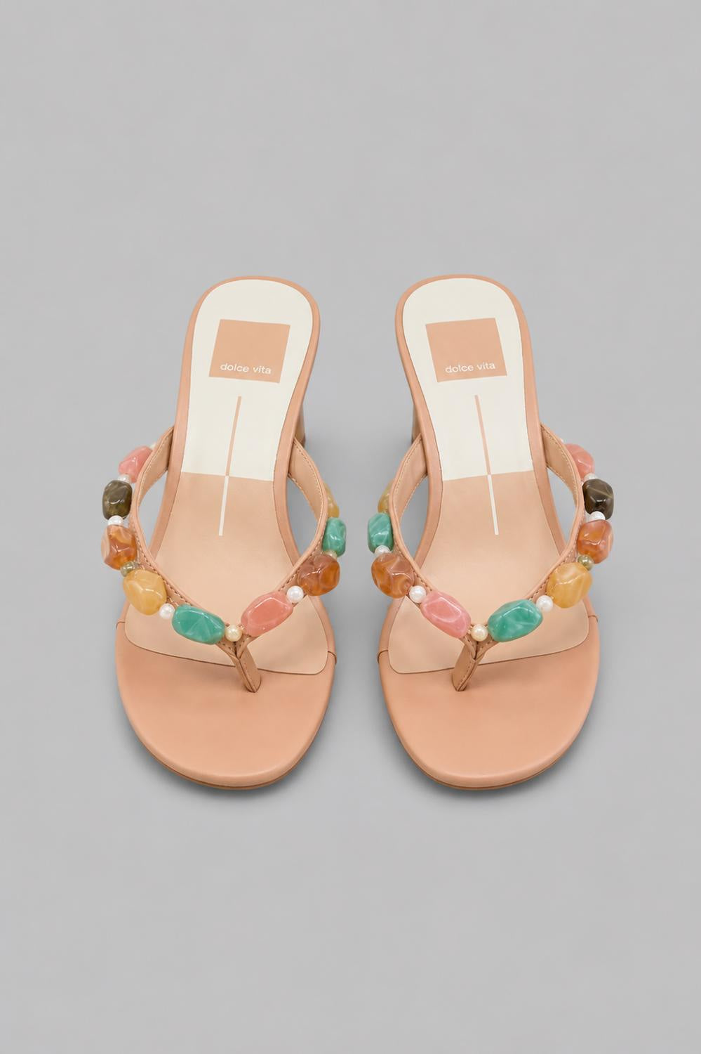 Women’s Daksie Embellished Sandals - Cafe Leather - Sandal