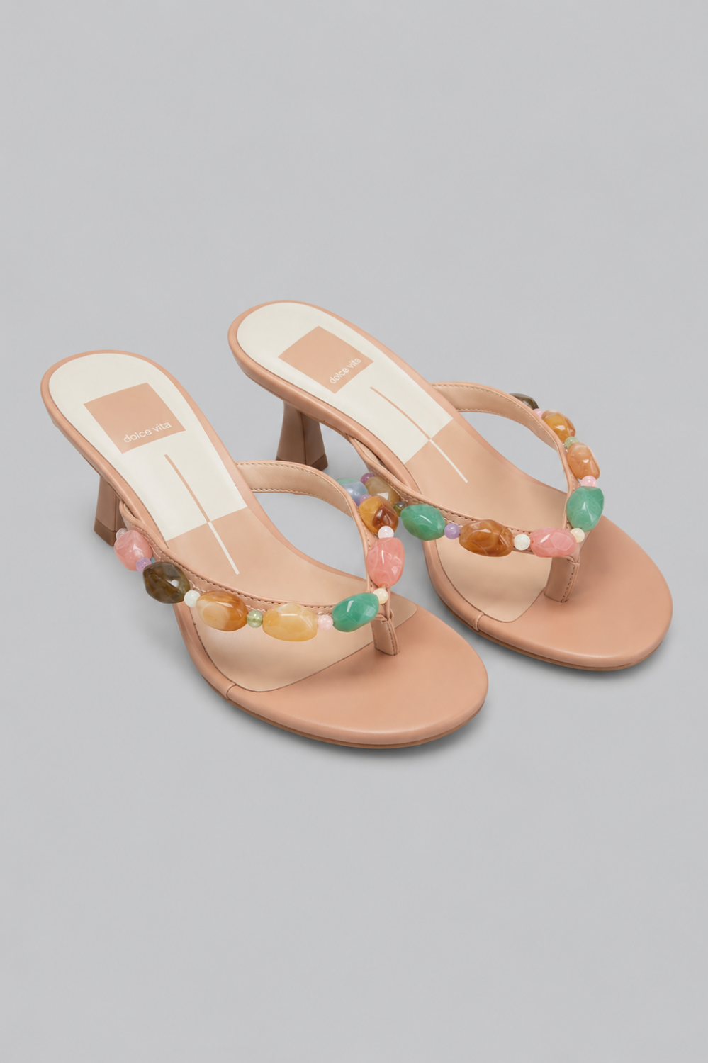 Women’s Daksie Embellished Sandals - Cafe Leather - Sandal