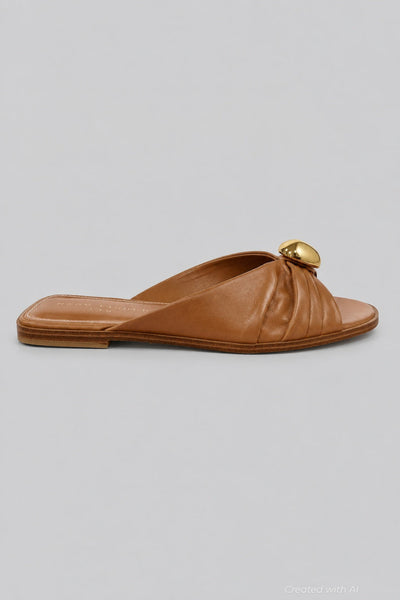 Women’s Dalani Slides - Dark Natural - 8.5 - Slip-On