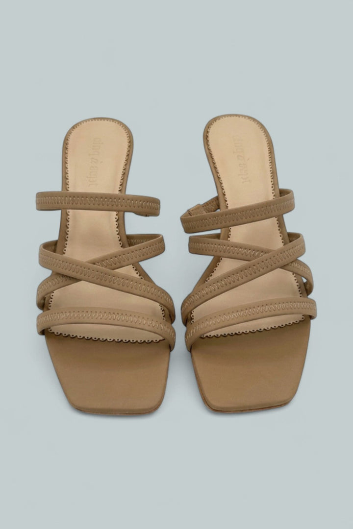 Women’s Dana Strappy Heeled Sandals - Brown Sugar - Heels