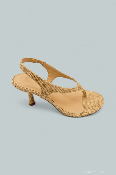 Women’s Dana Thong Sandals - Natural Raffia - 6.5 - Pumps