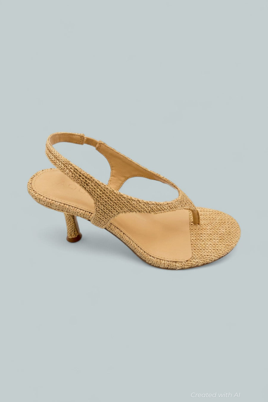 Women’s Dana Thong Sandals - Natural Raffia - Slingback