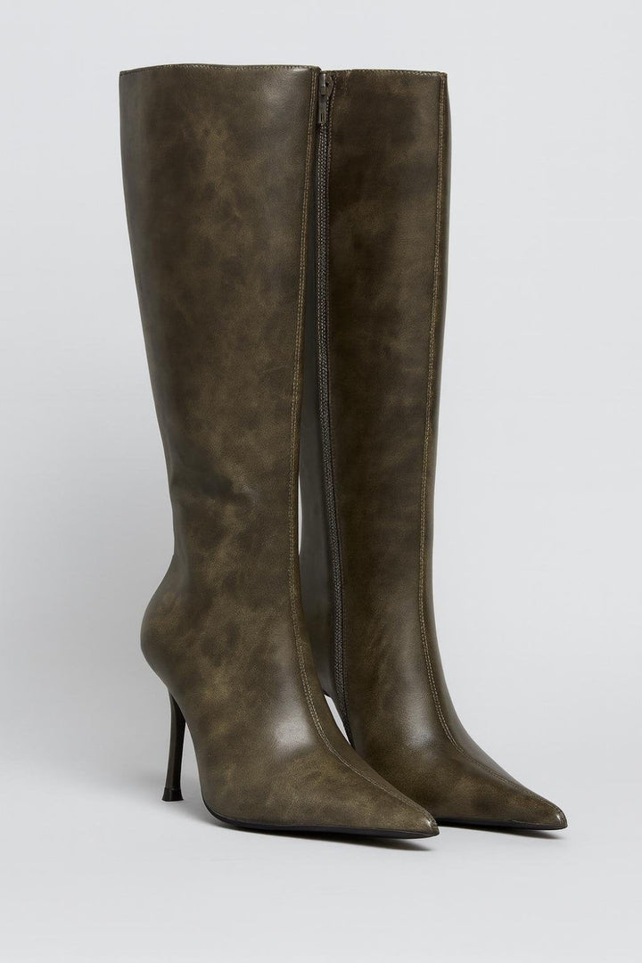 Women’s Darling-3 Boots - Khaki Distressed - 8 - Boots