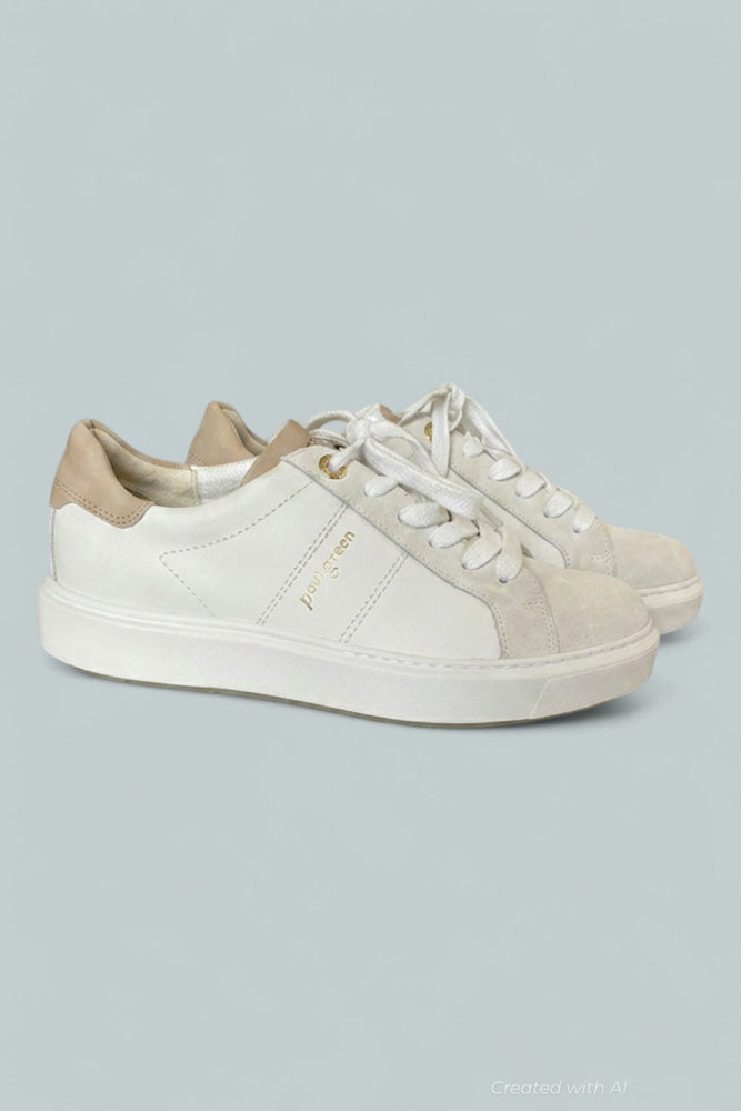 Women’s Dashing Sneakers - Milk White Combo - Sneaker