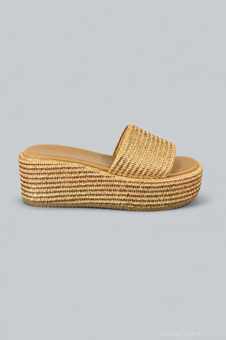 Women’s Daylin Platform Sandals - Gold - 7 - Sandal