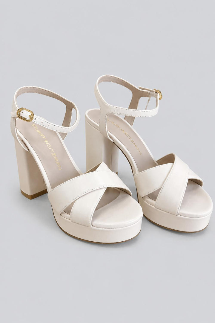 Women’s Dayna Crisscross Platform Sandals - Seashell - Sandal