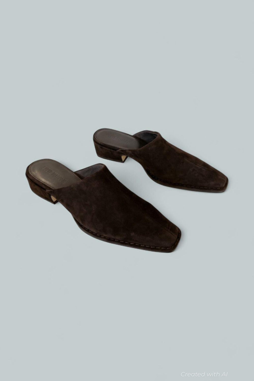 Women’s Dessa Mule Pumps - Brown Suede - 9 - Mules
