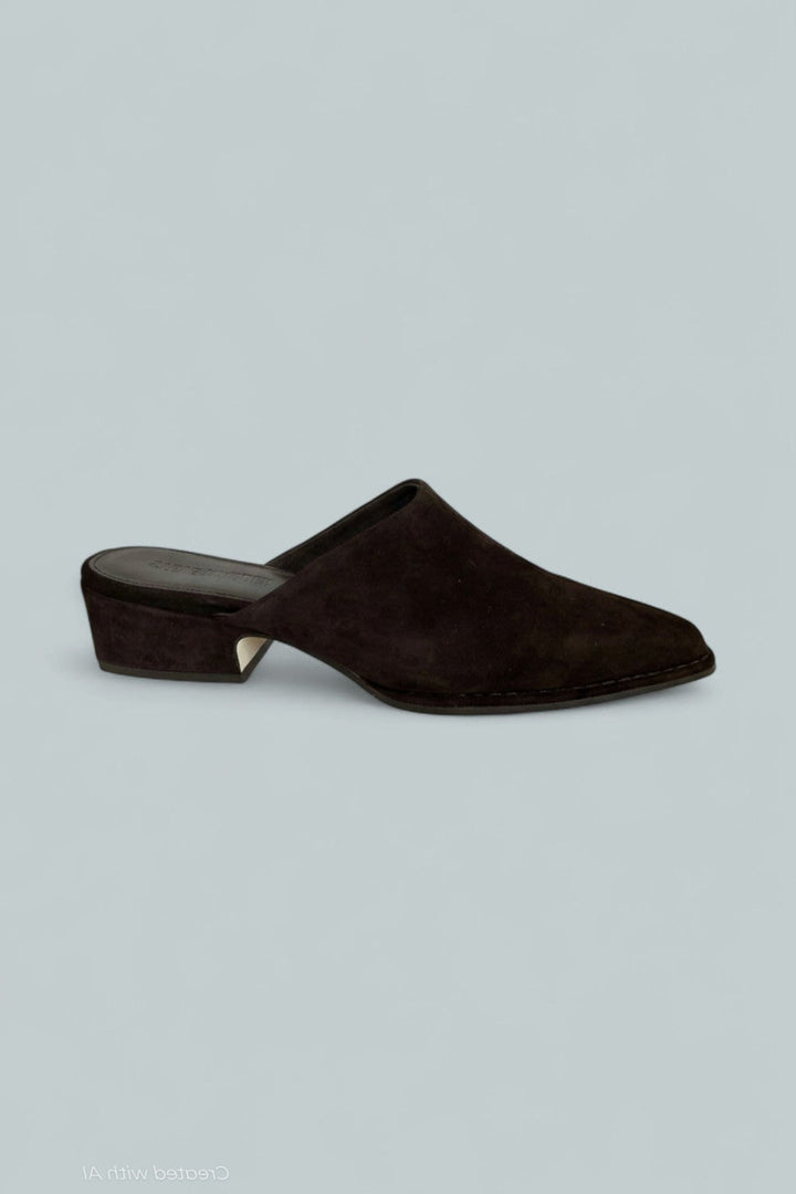 Women’s Dessa Mule Pumps - Brown Suede - Mules