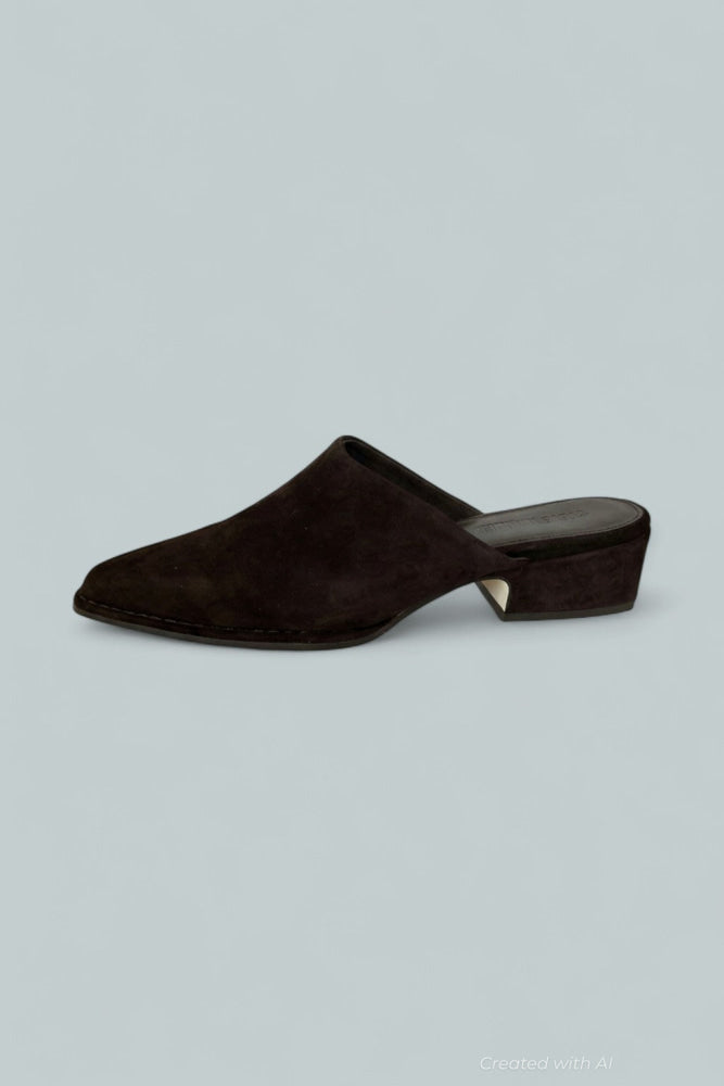 Women’s Dessa Mule Pumps - Brown Suede - Mules