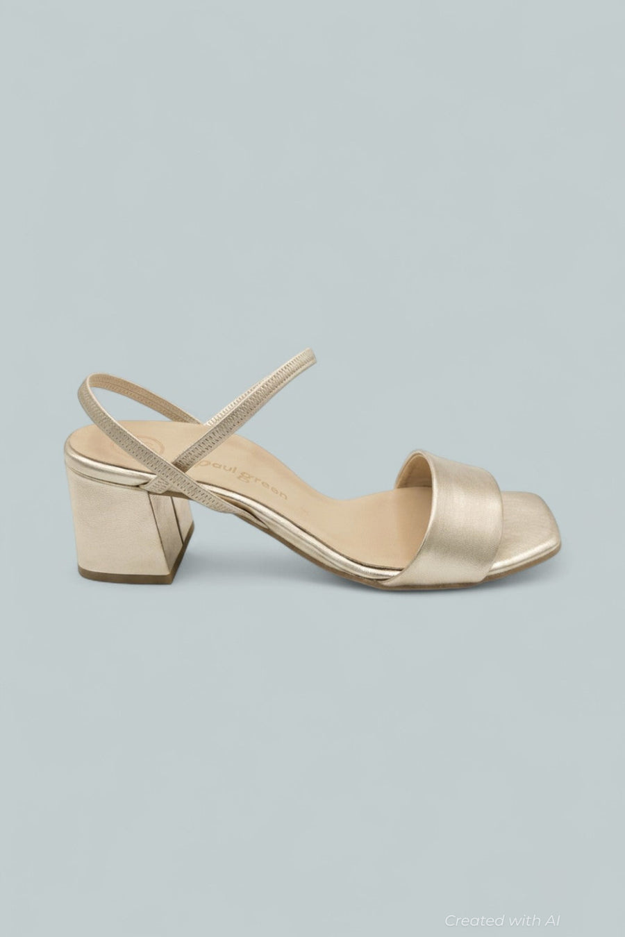 Women’s Destiny Patent Leather High Heel Sandals - Platino Nappa Metallic - Sandals