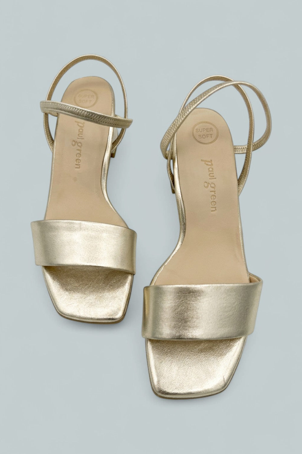 Women’s Destiny Patent Leather High Heel Sandals - Platino Nappa Metallic - Sandals