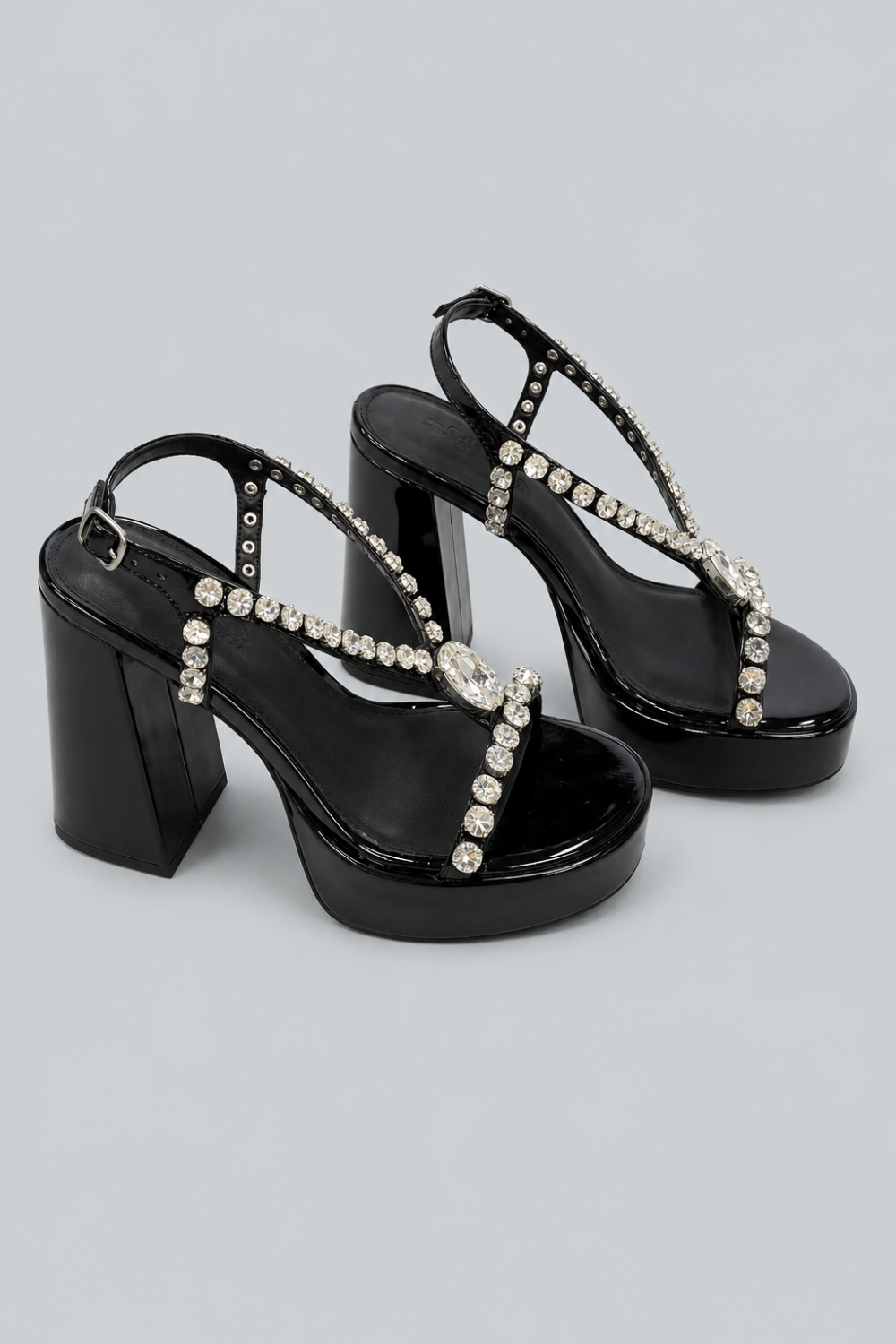Women’s Disco Platform Sandals Exclusive - Black - 7 - Sandal