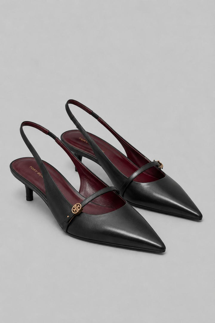 Women’s Double T Buckle Mary Jane Pumps - Perfect Black - 9 - Mary Jane
